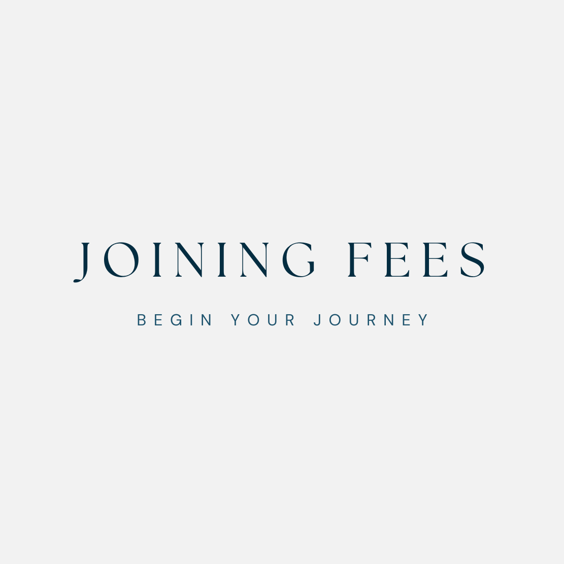 Joining fees